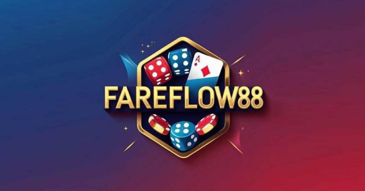 Main banner featuring Fareflow88 platform for GCash gaming